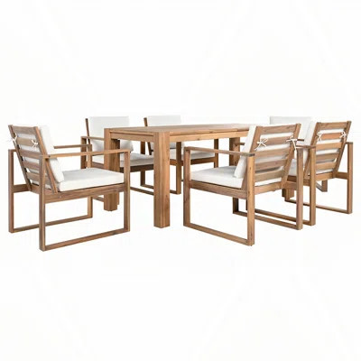 Outdoor Dining Set for 6 with Umbrella Hole | Wayfair North America