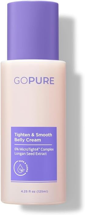 goPure Firming Belly Cream - Body Firming Moisturizer for Visible Cellulite & Stretch Mark Reduct... | Amazon (US)