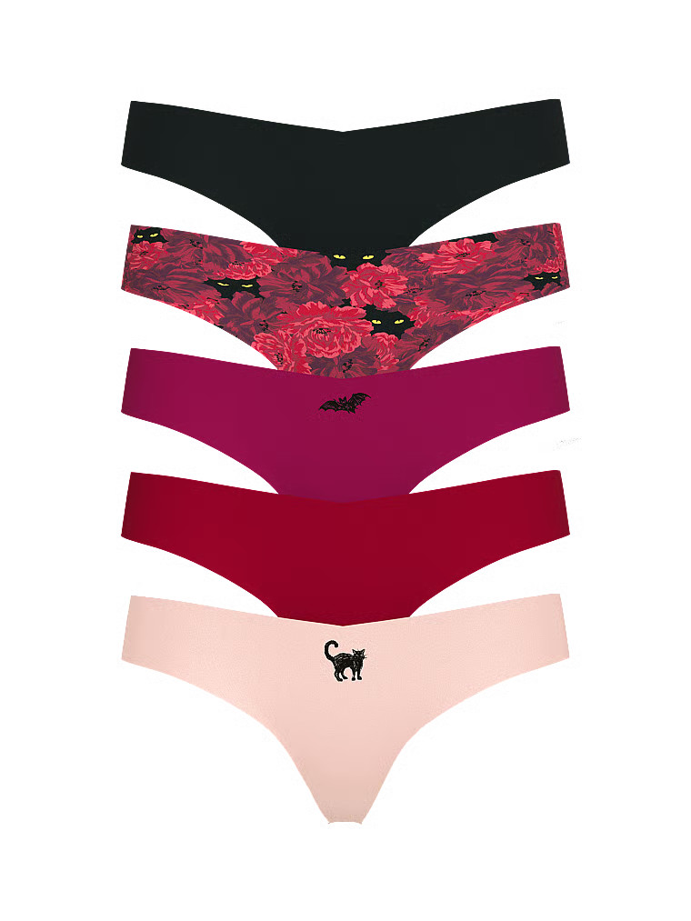 5-Pack No-Show Thong Panties | Victoria's Secret (US / CA )