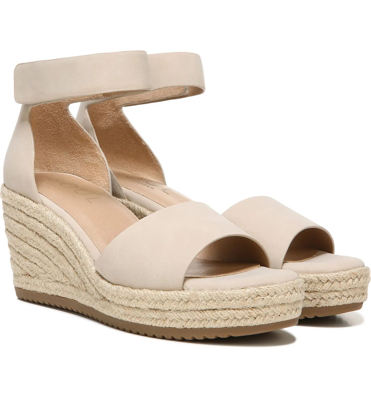 Soul Naturalizer Oakley Ankle Strap Espadrille Wedge Sandal (Women) | Nordstrom Rack