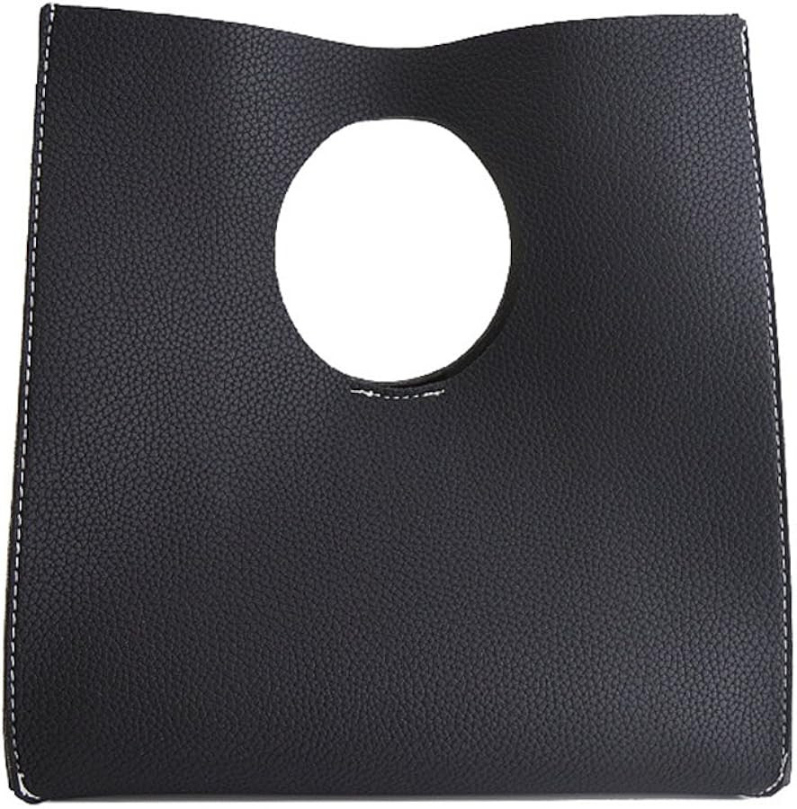 HOXIS Vintage Minimalist Style Soft Pu Leather Handbag Clutch Small Tote | Amazon (US)
