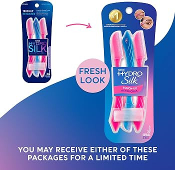 Schick Hydro Silk Touch-Up Dermaplaning Tool with Precision Cover, 3ct | Dermaplane Razor, Face R... | Amazon (US)