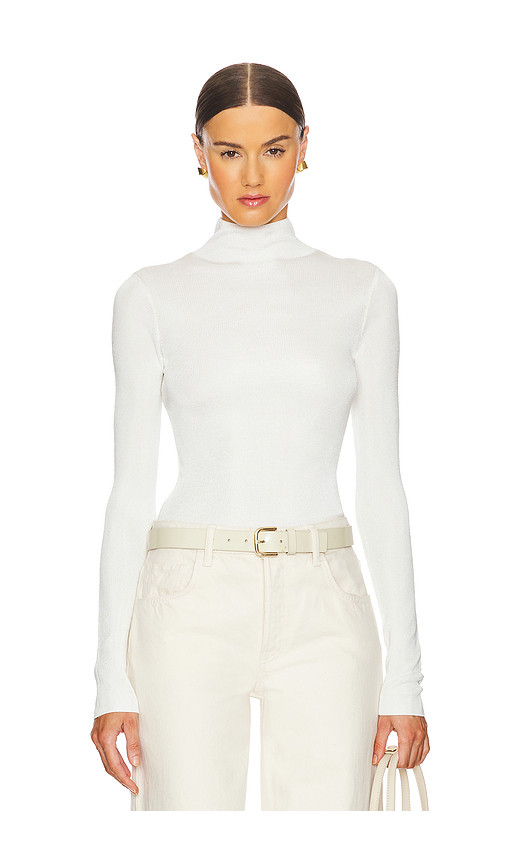 L'Academie by Marianna Syndi Knit Top in Ivory. Size M. Also in XS, L. | Revolve Clothing (Global)