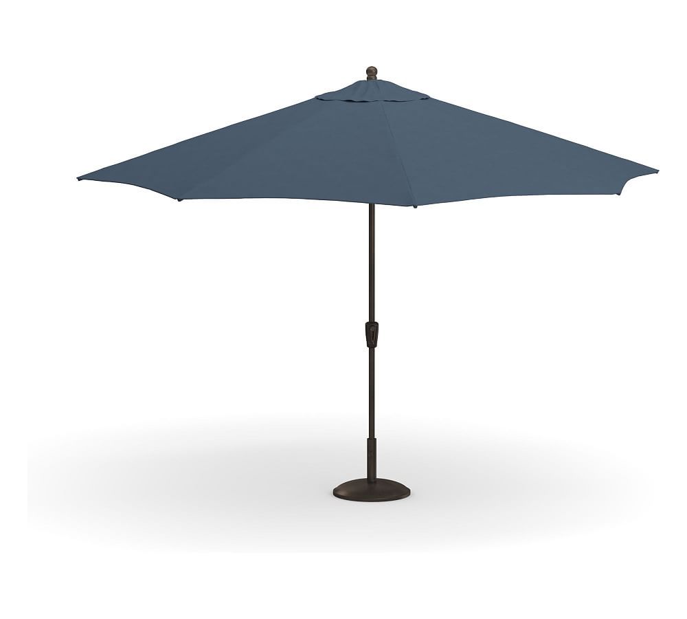 11' Round Outdoor Umbrella – Rustproof Aluminum Frame | Pottery Barn (US)
