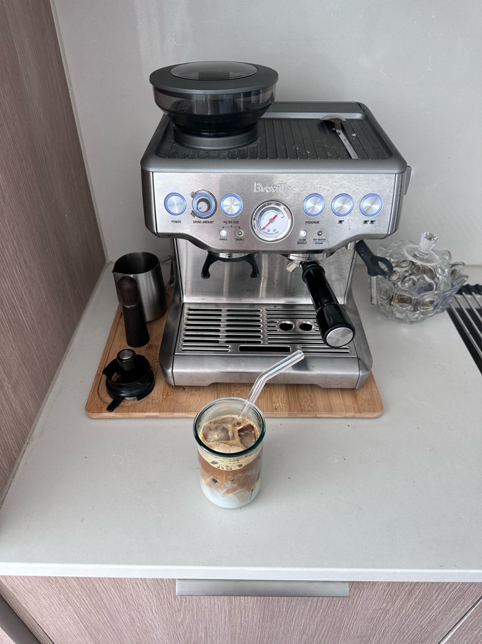 Not ashamed to admit this is the best part of my day! #Coffee #CoffeeLover #Espresso #BrevilleCoffee #BrevilleCoffeeMachine #BreakYourBudget

#LTKHome