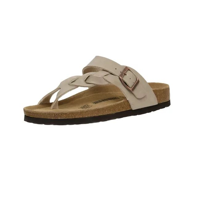 Women's Cushionaire Libby Cork Footbed Sandal with +Comfort | Walmart (US)
