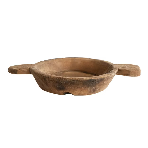 5" x 13" Decorative Found Wood Bowl Brown - 3R Studios | Target