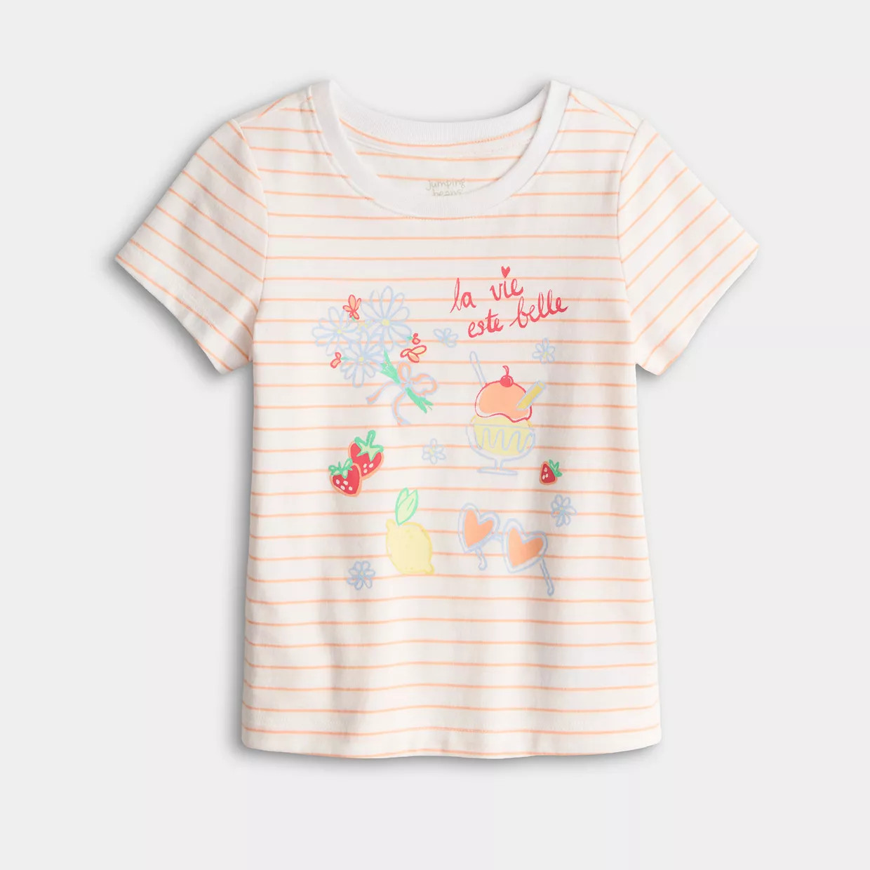 Baby & Toddler Girl Jumping Beans® Core Graphic Tee | Kohl's