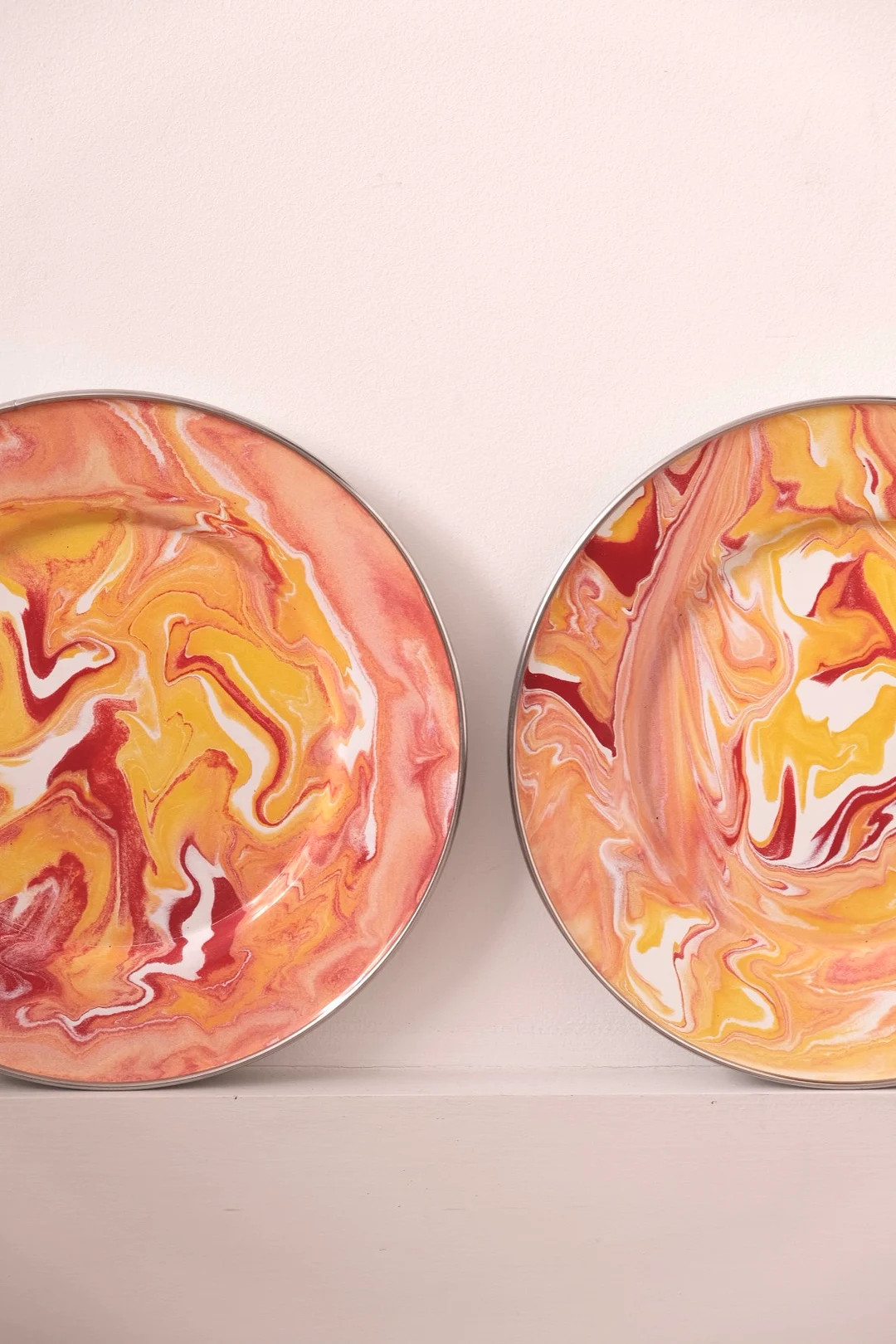 Sunset Plate - Colourful Enamel Marble Plate - Made in Bali | Etsy (US)