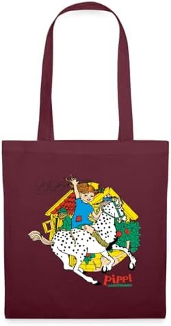 Spreadshirt Pippi Langstrumpf Herr Nilsson Und Kleiner Onkel Stoffbeutel | Amazon (DE)