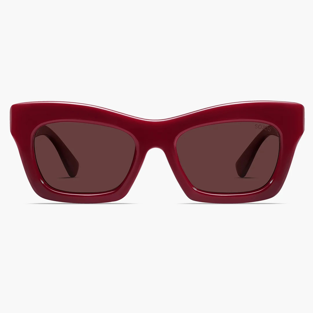 Women Men Retro Chuncky Cat Eye Polarized Designer Sunglasses SJ2339 | SOJOS VISION | SOJOS VISION