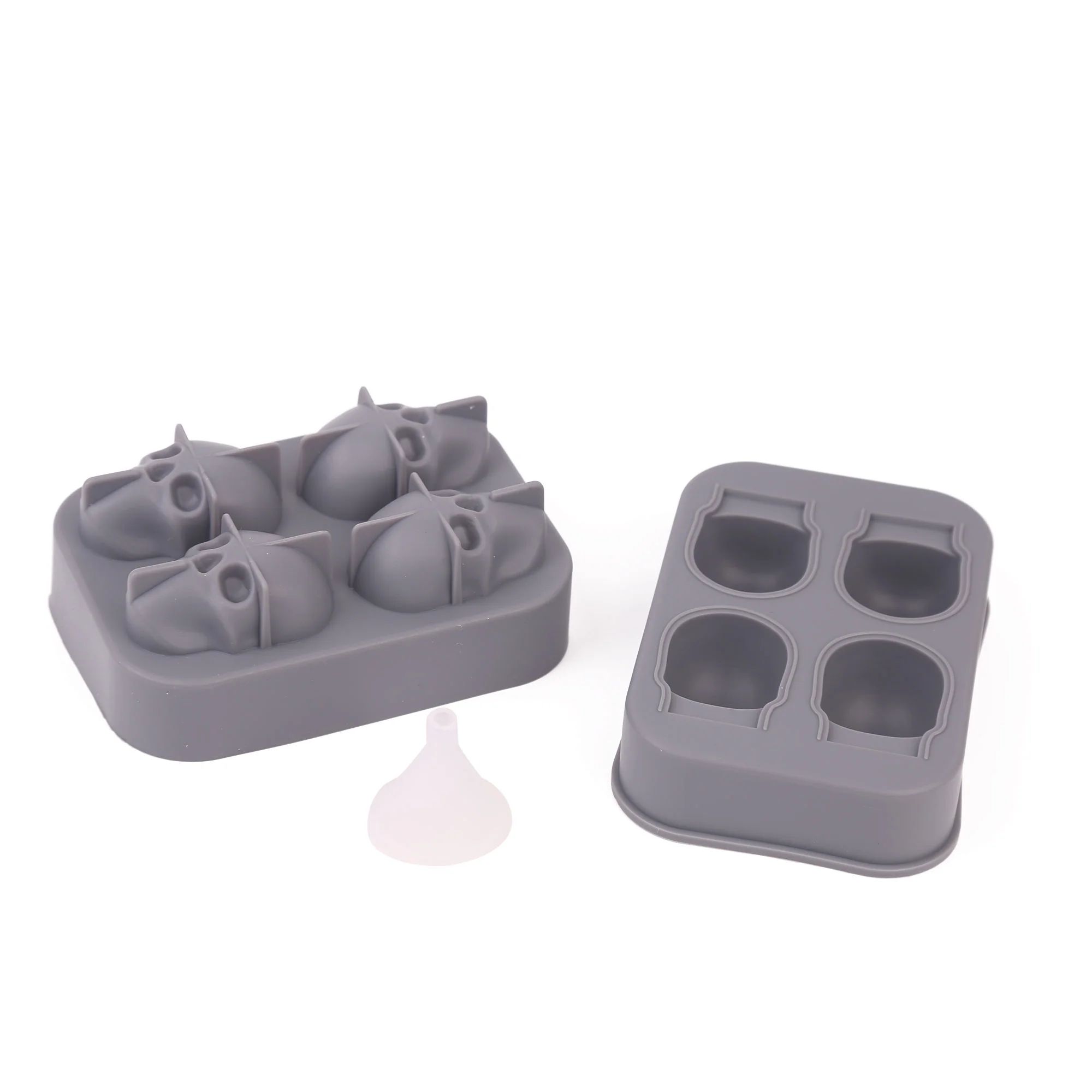 Halloween 3D Silicone Ice Cube Tray Party Favor, Skull, Gray, by Way To Celebrate | Walmart (US)