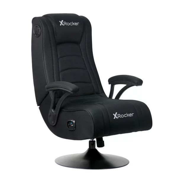 X Rocker Pegasus 2.0 Bluetooth Audio Console Gaming Chair with Pedestal, Black, Mesh - Walmart.co... | Walmart (US)
