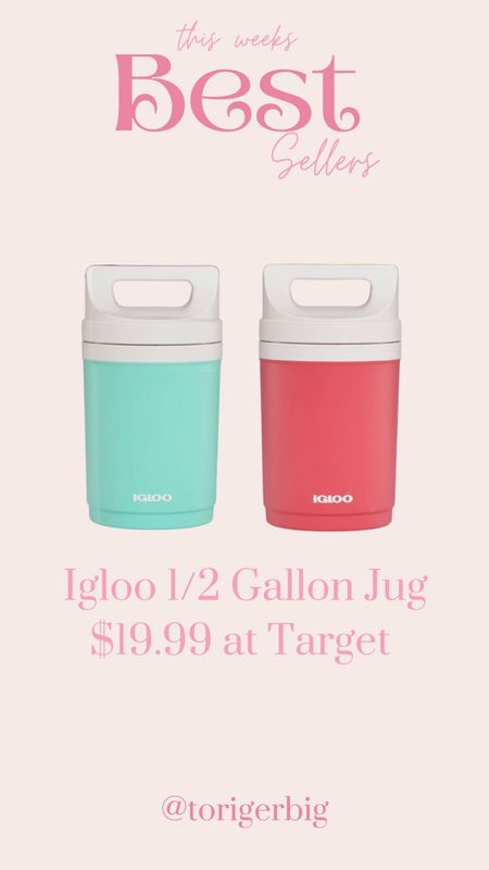 Target retro igloo 1/2 gallon bottle. We love this for the summer and filling up before we go outside 