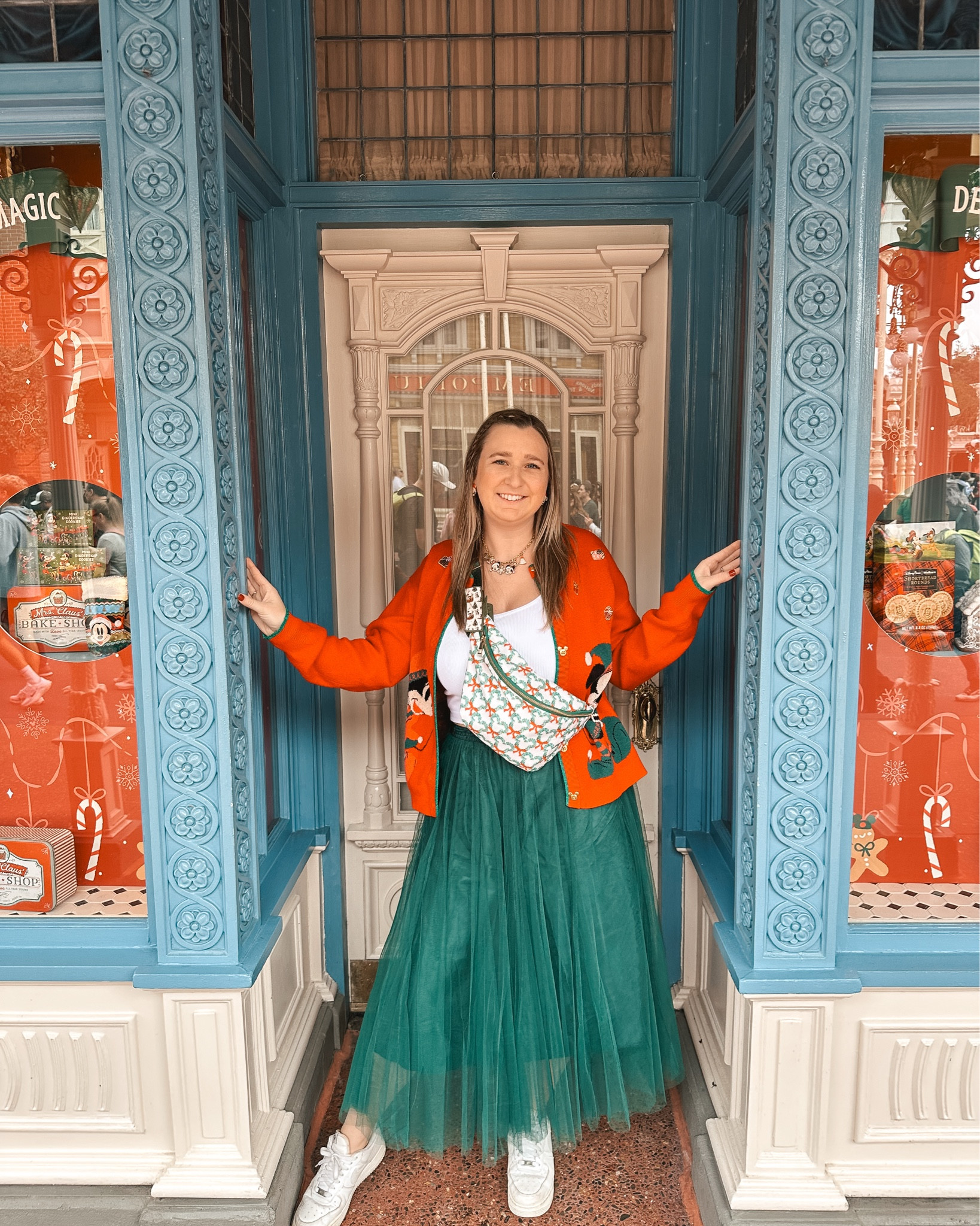 The perfect (Disney) holiday outfit for the parks! Merry Christmas everyone!❤️

Fanny pack is from @HappilyEverThreads on insta!

#LTKStyleTip #LTKHoliday #LTKSeasonal