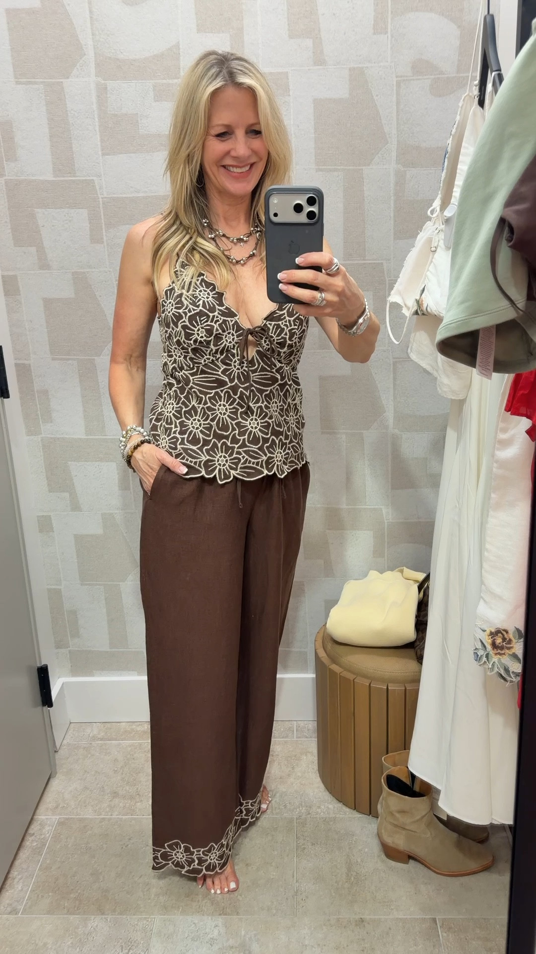 Abercrombie & Fitch sale ends April 20. Buy  one, get 50% off on most everything. This set is super cute 🤎

#LTKTravel #LTKOver40 #LTKSeasonal