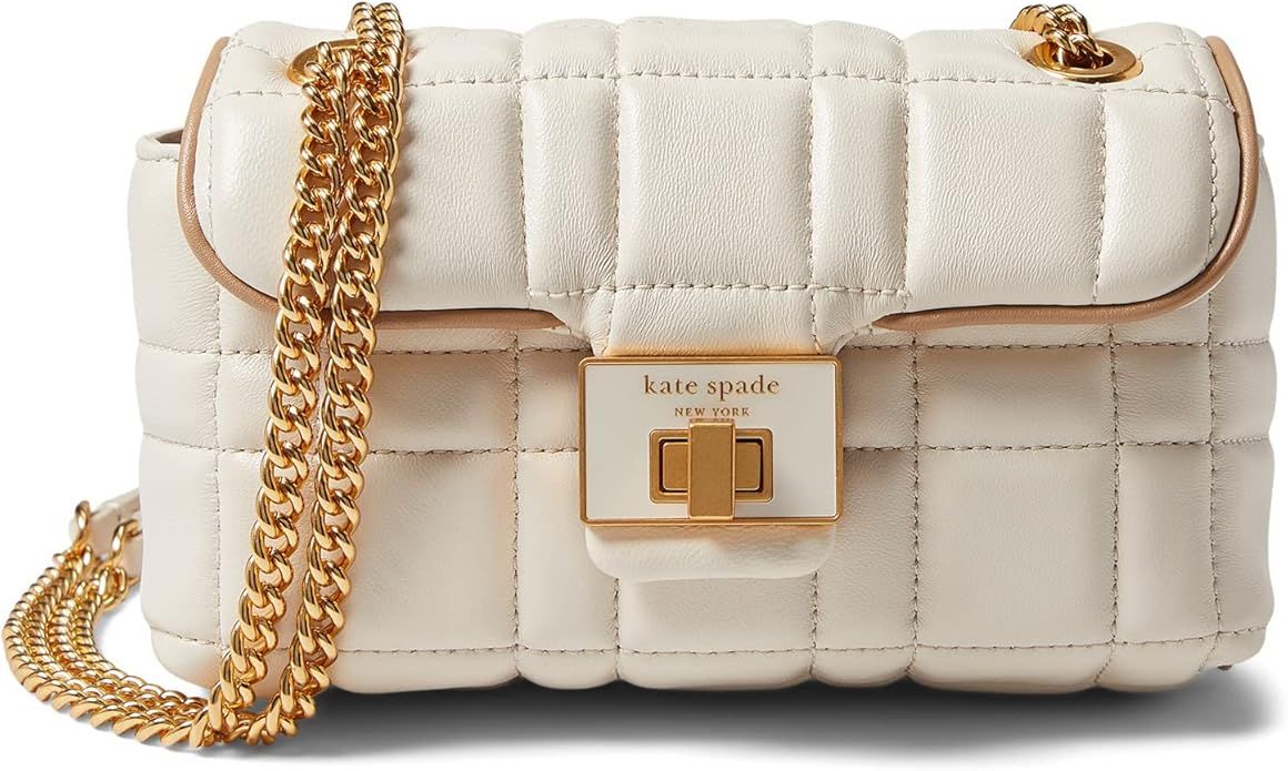 Kate Spade New York Evelyn Quilted Leather Small Shoulder Crossbody | Amazon (US)