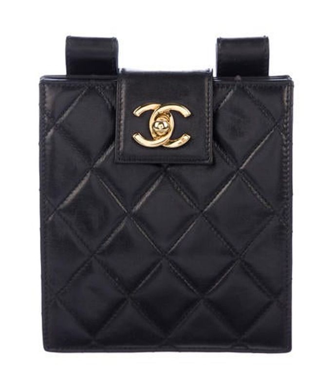 Chanel Vintage CC Belt Bag Black Chanel Vintage CC Belt Bag | The RealReal