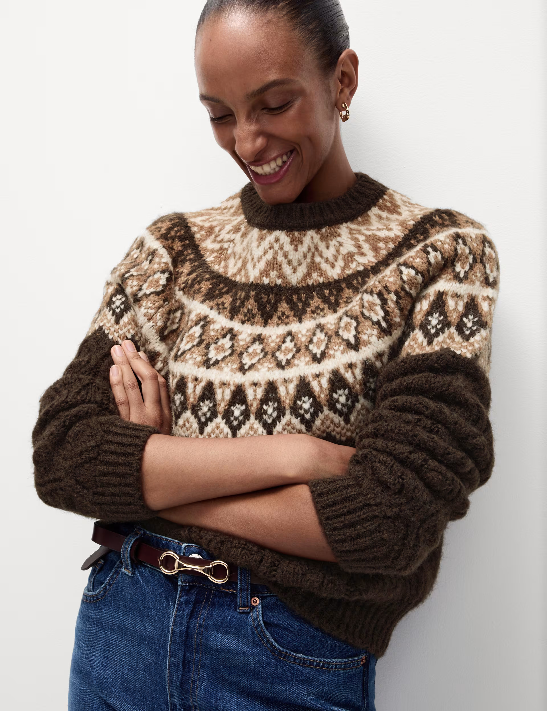 Fairisle Crew Neck Jumper | Marks & Spencer (UK)