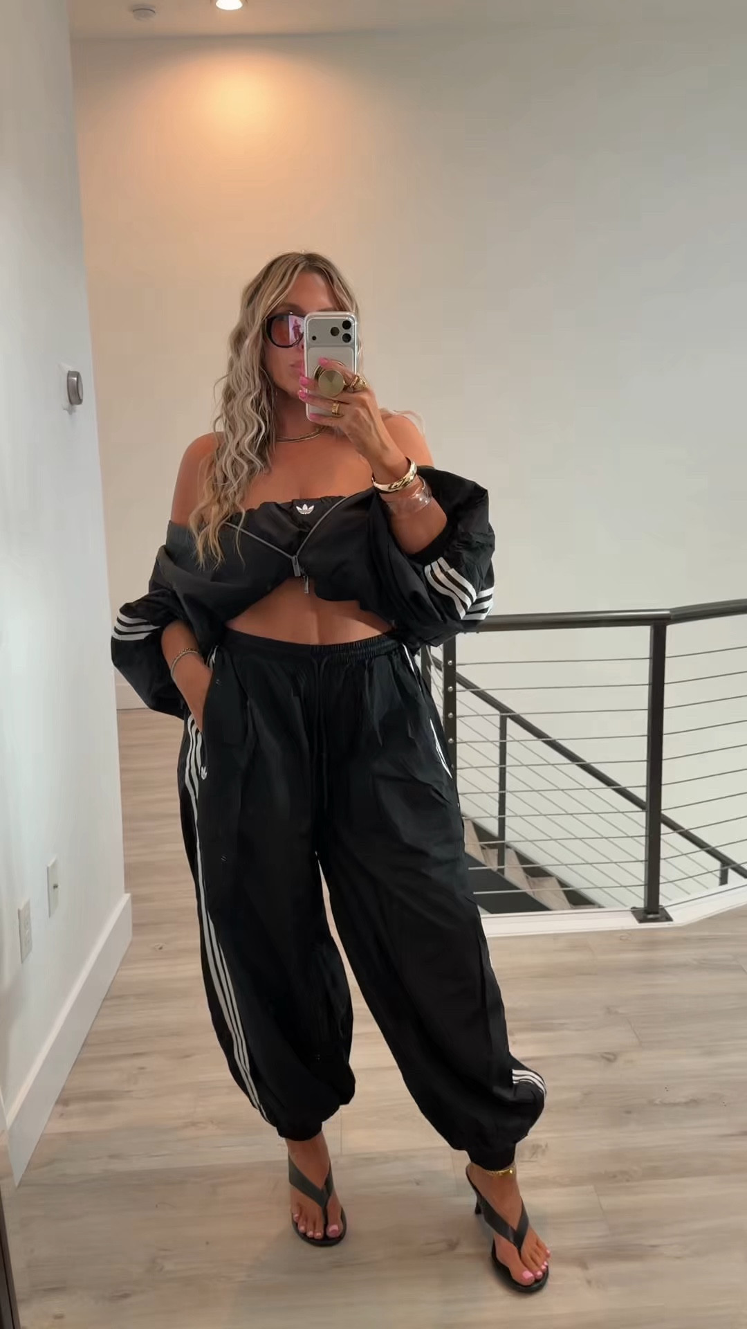 Adidas bubble set 

pants L
Jacket XL (fits oversized would of preferred a L)
bubble top L (looks to be sold out; add your restock notification)
@adidas 

#LTKActive #LTKMidsize #LTKootd