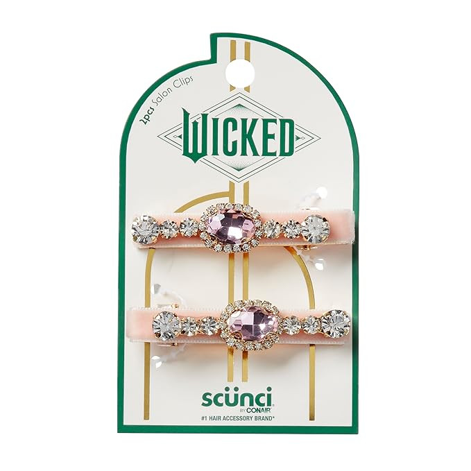 Wicked Glinda Rhinestone Salon Clips - hair clips - hair clips for women - gifts for her - hair a... | Amazon (US)