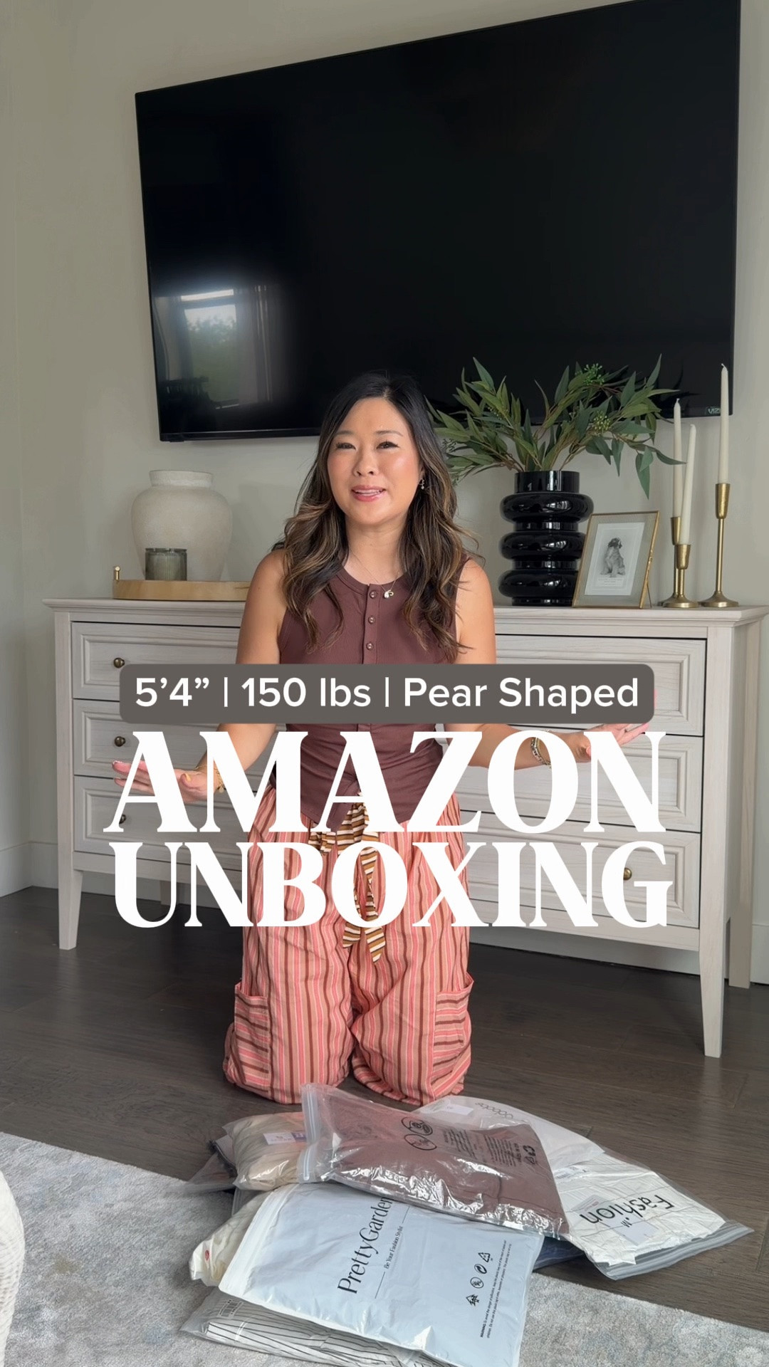 Amazon haul // summer outfits // dresses // wide leg pants // chic casual tops 

Brown Tank: Medium
Striped Pants: Medium
Brown Set: Medium
Khaki Jacket: Small
Sheer Poncho: Medium
Pants: Medium
Cropped White Top: Medium
Wide Leg Pants: Medium
Lace Tee: Medium
Blue Pants: Medium
Green Tank: Small
White Trousers: Medium
Striped Collared Dress: Medium
Blue Navy Dress: Small
Black Floral Dress: Medium

#LTKootd #LTKSeasonal #LTKOver40