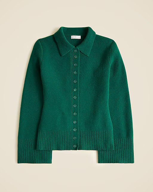 Milano-stitch cinched-waist cardigan | J. Crew US