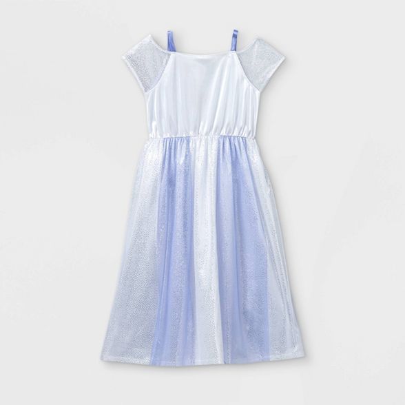 Girls' Disney Frozen Elsa Nightgown - Blue | Target
