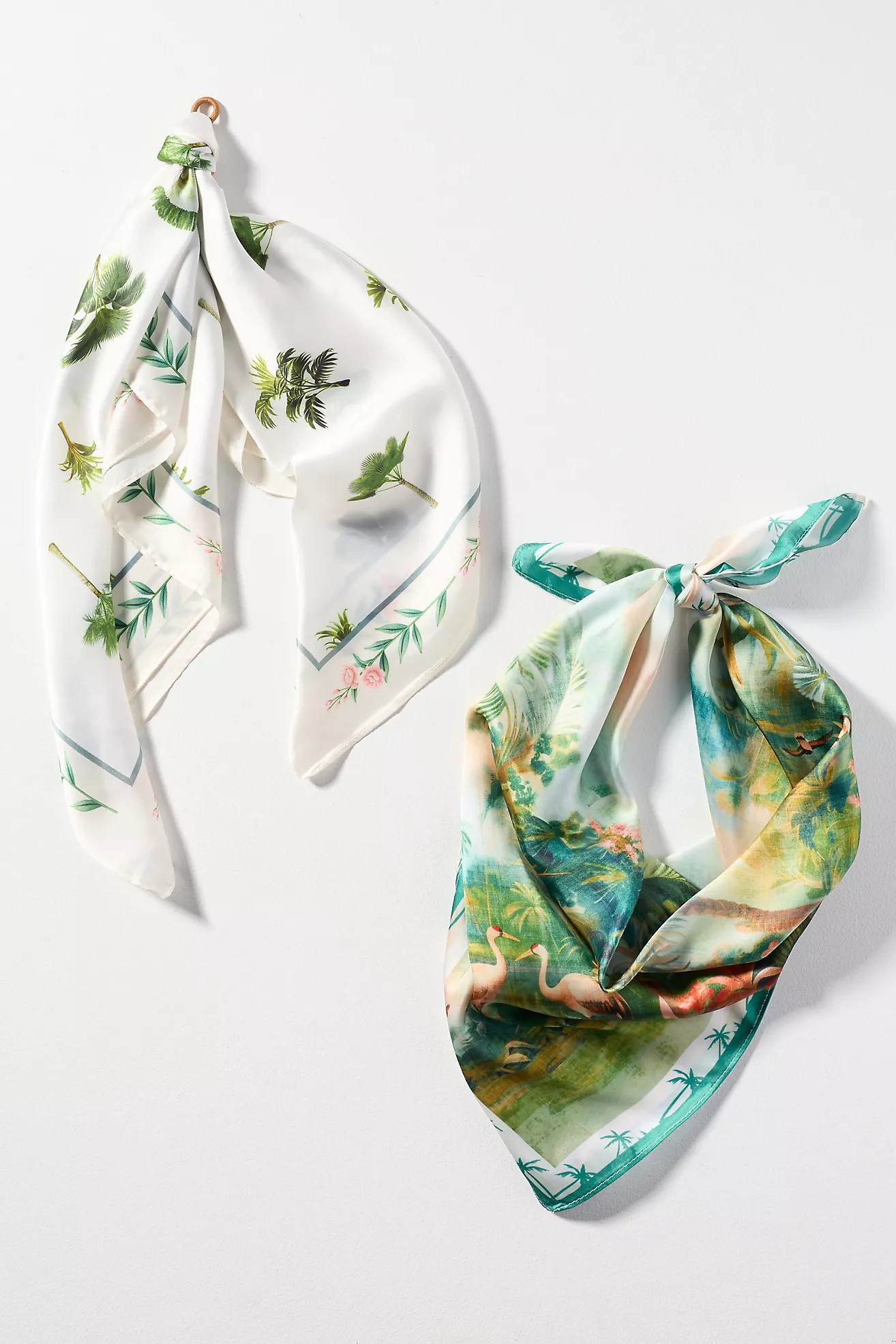 Celandine Hair Scarves, Set of 2 | Anthropologie (US)