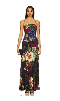 Alice + Olivia Augusta Maxi Dress in Magic Garden Gradient from Revolve.com | Revolve Clothing (Global)