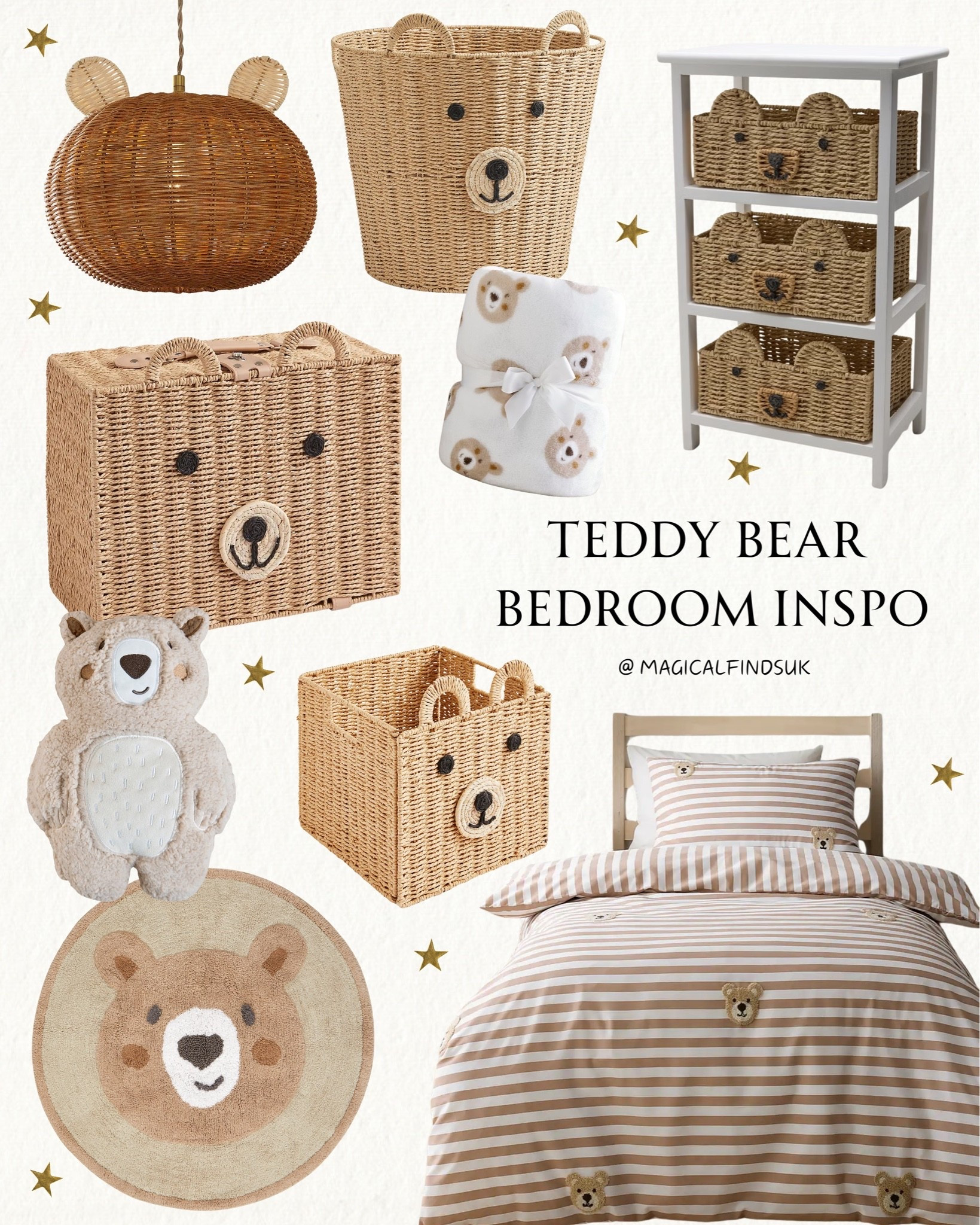 Teddy Bear bedroom inspo 🧸🤎💤