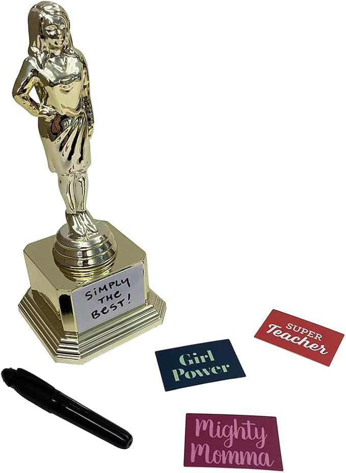 Paper Riot Co. Customizable Super Mom Trophy - Novelty Funny Humor Gift for Mom, Wife, Girlfriend... | Amazon (US)