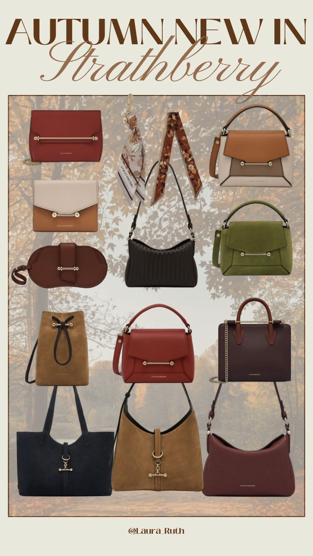 New in Strathberry Autumn 🤎🍂 fall outfits women, date night outfits, business casual workwear, Autumn Bags, suede bags 

 #LTKuk #LTKautumn #LTKbag