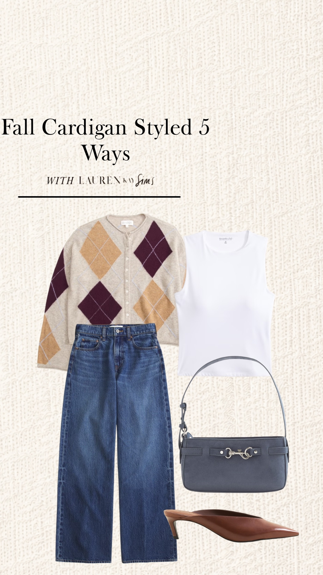 A fresh take on jeans and a white top for fall 🤍 Layer on a textured cardigan, add a structured bag, and finish with brown mules for an easy elevated-casual look.

#LTKootd #LTKSeasonal #LTKWorkwear