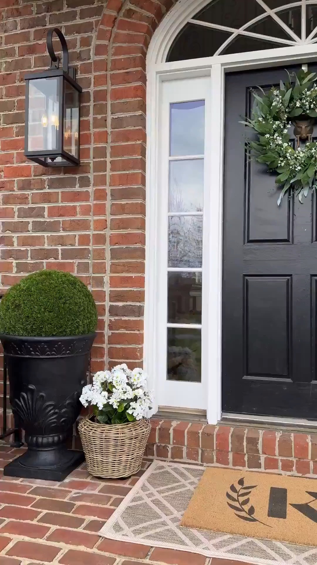 A dog approved front porch! #archedmanor #modernhome #neutralhome #homedecor #casualstyle #neutralstyle #springfrontporch 



#LTKHome #LTKSeasonal
