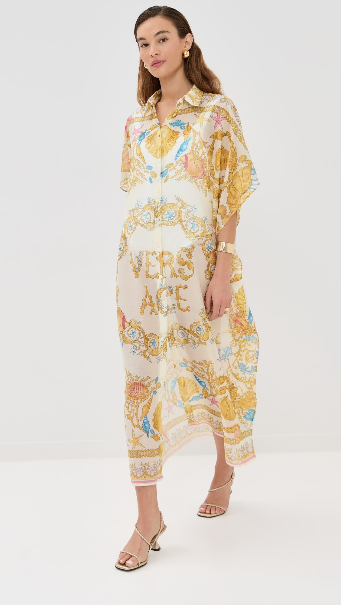Underwater Barocco Print Swim Cover Up Dress | Shopbop
