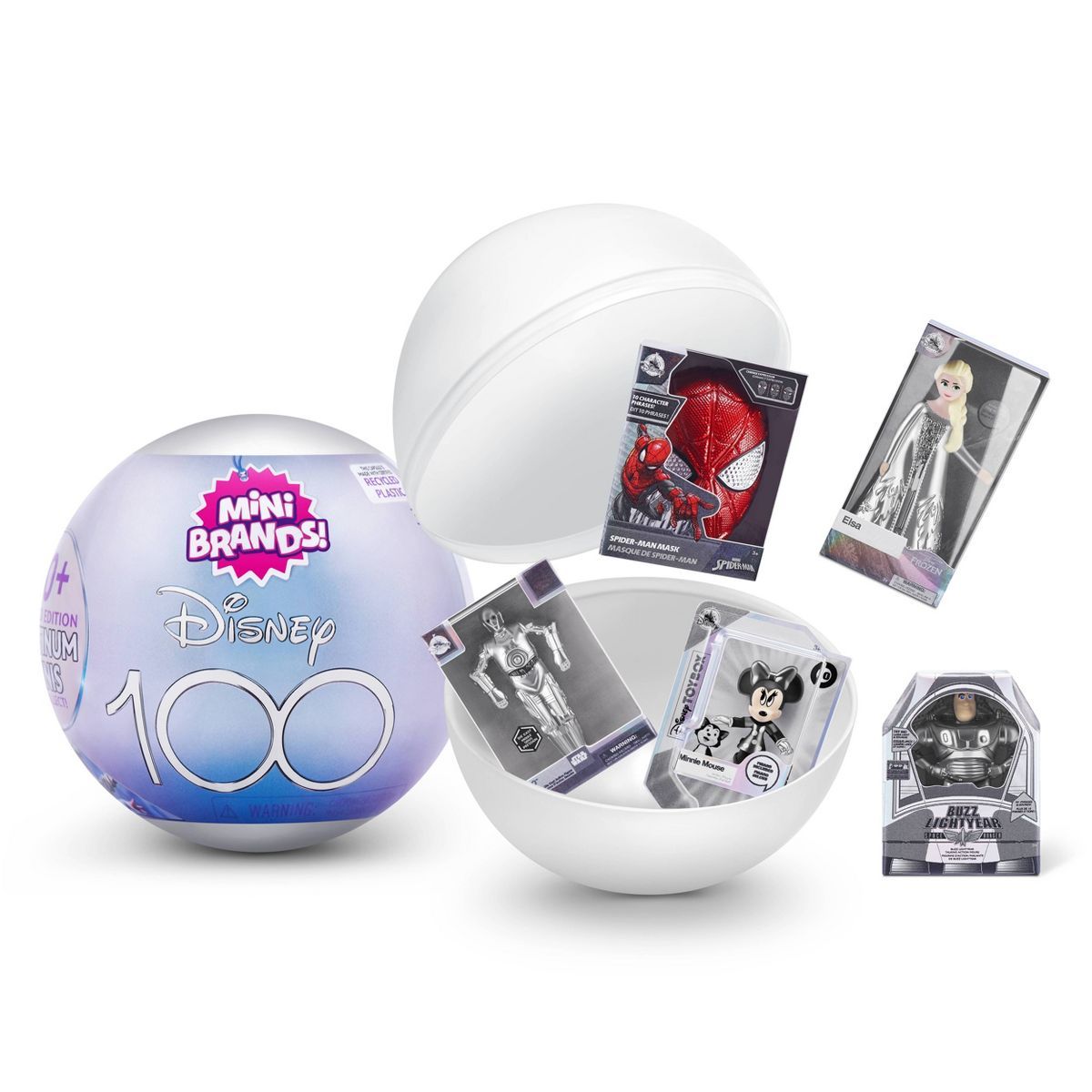 5 Surprise Mini Brands Disney D100 Platinum Capsule Collectible Toy | Target