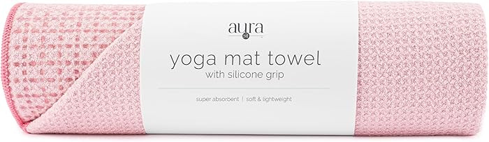 S&T INC. Yoga Mat Towel with Non-Slip Grip, Enhanced Silicone Grip, Soft and Absorbent for Gym, P... | Amazon (US)