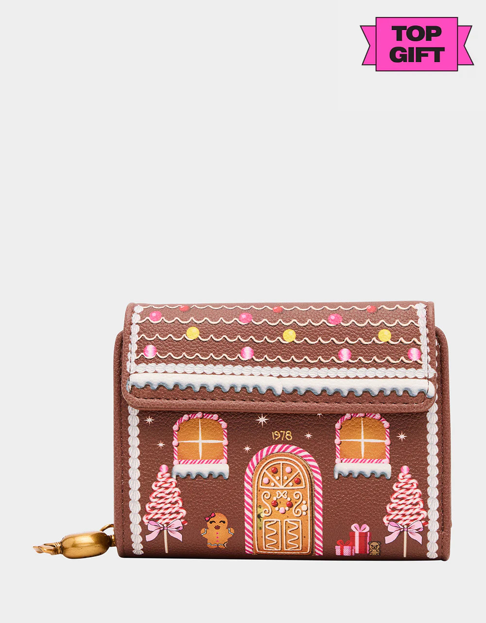 BAKING SPIRITS BRIGHT WALLET BROWN | Betsey Johnson