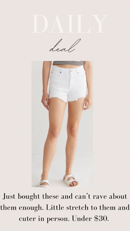 The perfect white short for summer. $30  

#LTKfindsunder50 #LTKstyletip #LTKmidsize