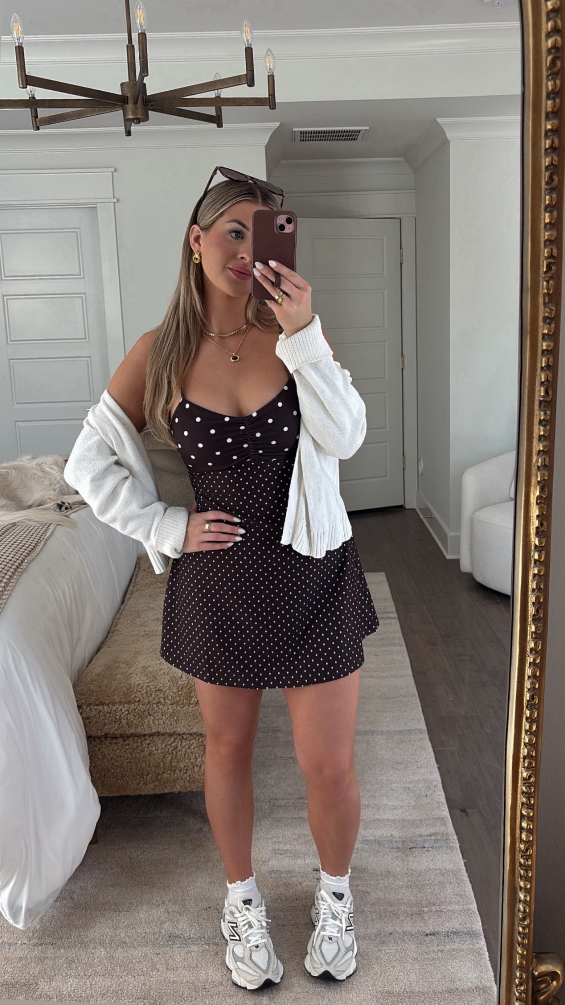 I am OBSESSED with this abercrombie YPB active dress! Wearing a medium! True to size 🤎 

#LTKdayinmylife #LTKSaleAlert #LTKootd