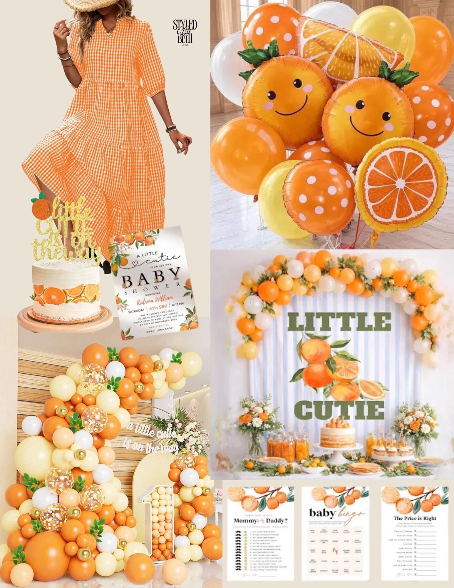 “Orange you obsessed?! 🍊✨
This ‘Little Cutie’ theme has my whole heart — from the gingham dress to the sweetest party inspo! 🧡🍊

Whether you’re planning a baby shower, birthday, or just love a fresh + citrusy vibe… these finds are TOO cute to pass up.

Tap to shop the look + recreate this whole aesthetic 🛒✨
#LTKStyle #LTKFinds #BabyShowerInspo #LittleCutie #SpringStyle #CitrusVibes”**

#LTKmomlife #LTKKids #LTKstorytime