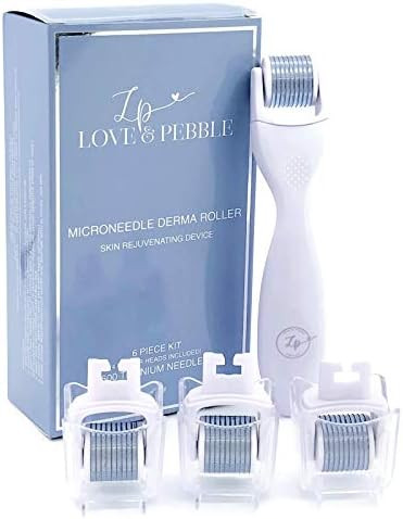 Derma Roller Microneedle Skin Care Kit for Face and Body with FOUR Professional Grade 0.25 mm Tit... | Amazon (US)