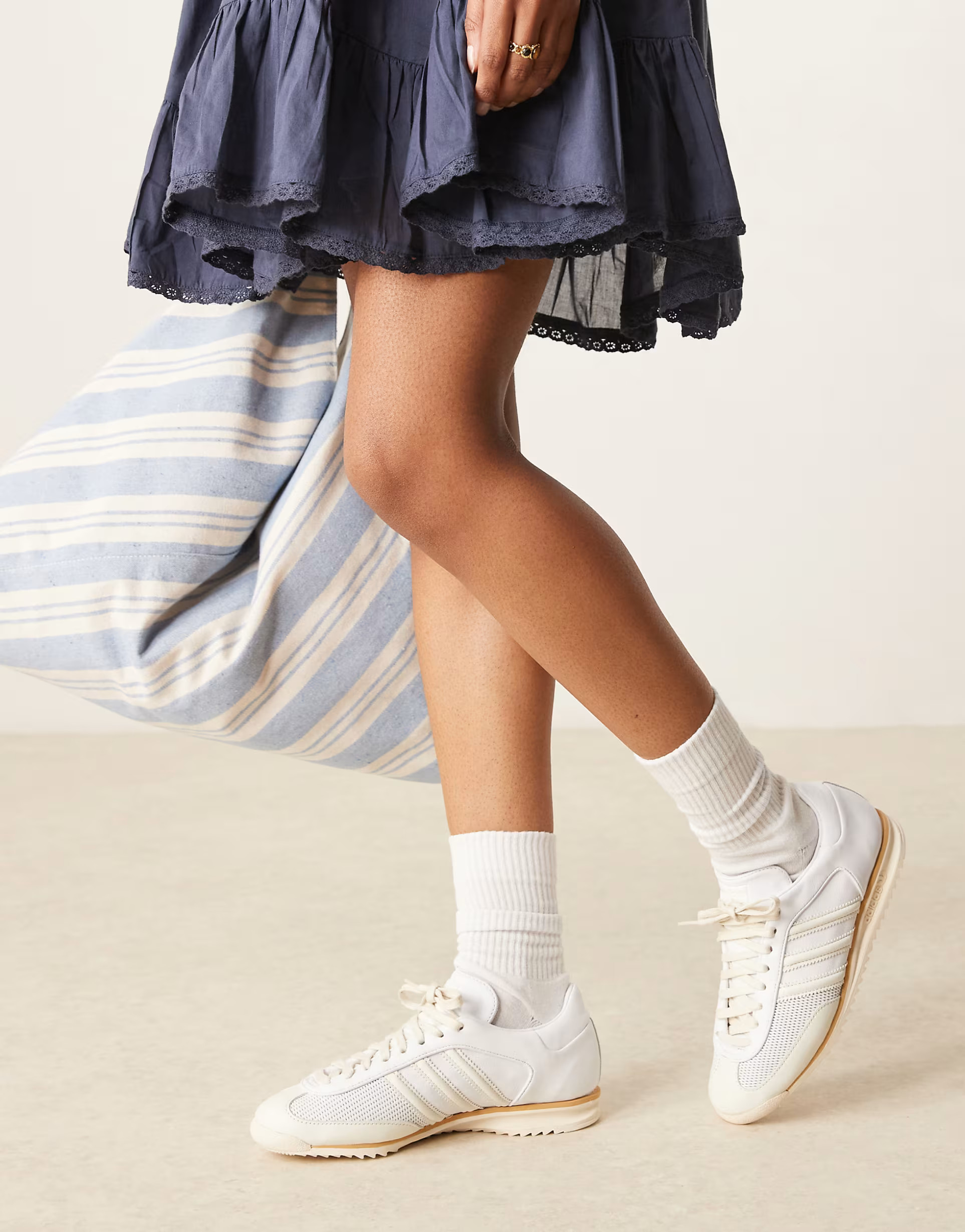 adidas Originals SL 72 OG sneakers in white | ASOS (Global)