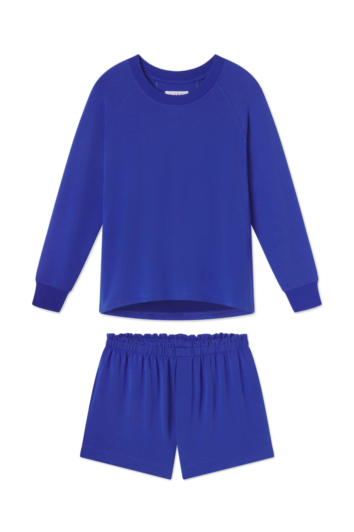 Relax Shorts Set in Cobalt | Lake Pajamas