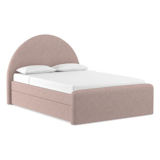 Elora Arched Upholstered Bed w/ Trundle | West Elm (US)