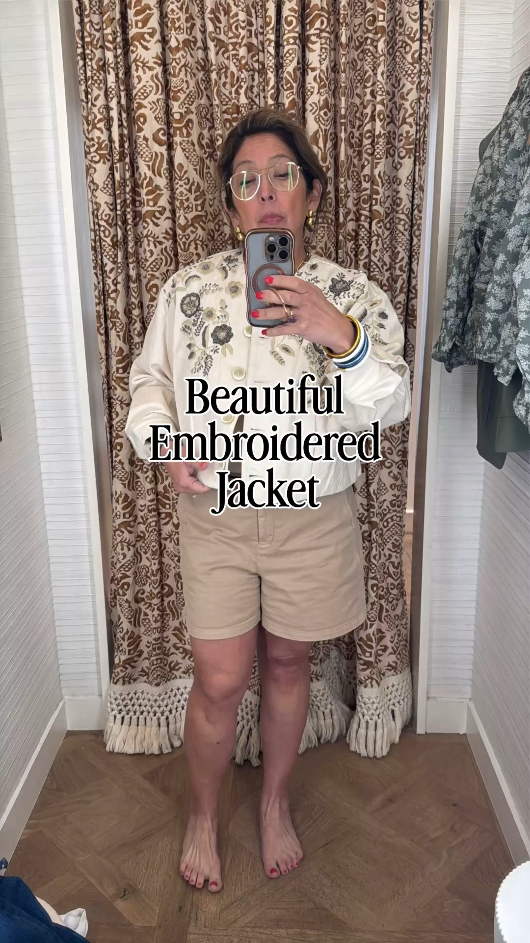 This jacket is beautiful in person. It’s a denim material with beautiful embroidery. It would be perfect for fall. 

I’m Elisa, a wardrobe stylist, founder of Turnkey Style, and author of The Style Advantage: I Say What HR Can’t. I work with professionals and corporate teams to help them show up authentically, on brand, and with confidence. I’m also a mom of two grown boys, a wife, a post-menopausal woman in business, 5’4”, a size 14/16 on the bottom and L on top. I’ve been everything from a size 10–18+, which is why fit, function, and real life always come first.

#LTKootd #LTKSeasonal #LTKOver40