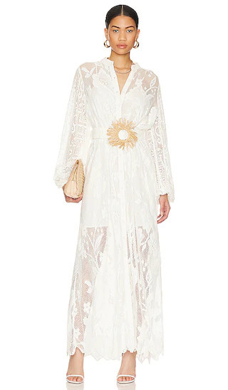 Nysa Shirt Dress in Off White | Honeymoon Dress | Spring Vacation | Travel Wedding Style  | Revolve Clothing (Global)