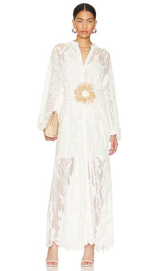 Nysa Shirt Dress in Off White | Honeymoon Dress | Spring Vacation | Travel Wedding Style  | Revolve Clothing (Global)