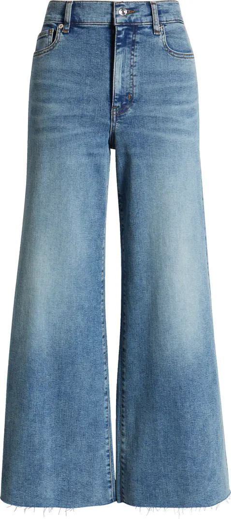 Le Palazzo Crop Wide Leg Jeans | Nordstrom
